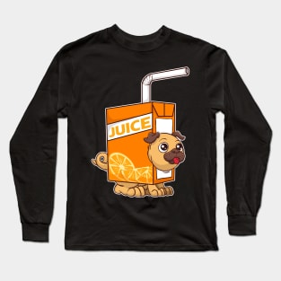 Cute & Funny Juice Puppy Dog Obsessed Long Sleeve T-Shirt